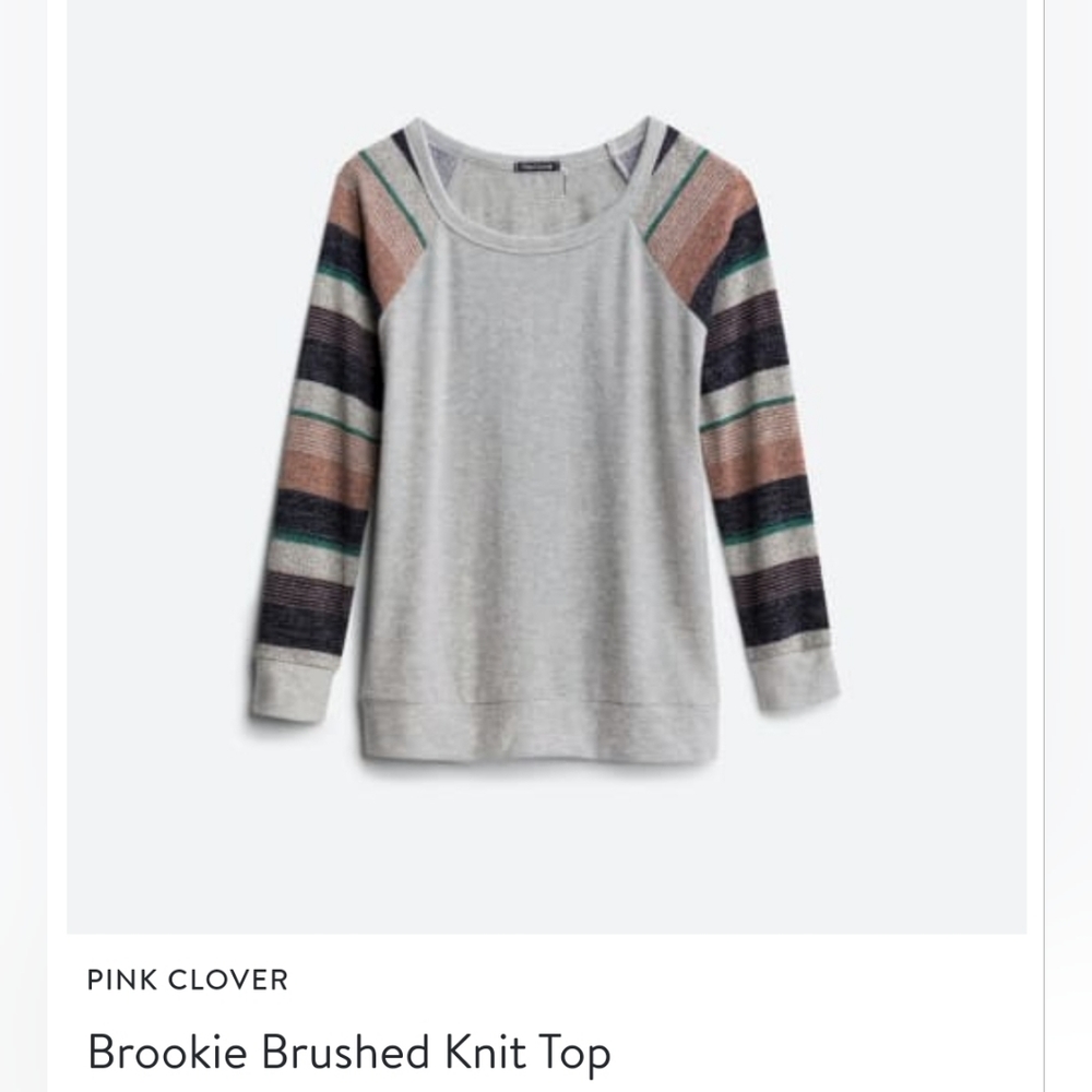 Pink Clover Brookie knit pullover top